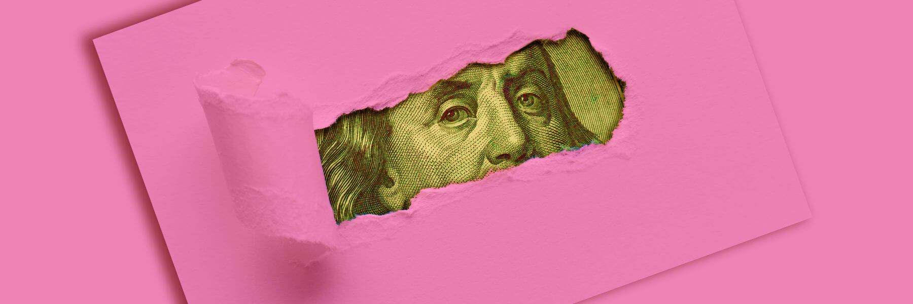 A dollar bill peaking through: Fractional CMO ROI